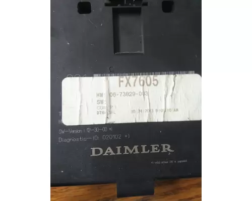 FREIGHTLINER CASCADIA 125 CAB CONTROL UNIT MODULE
