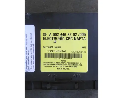 FREIGHTLINER CASCADIA 125 CAB CONTROL UNIT MODULE