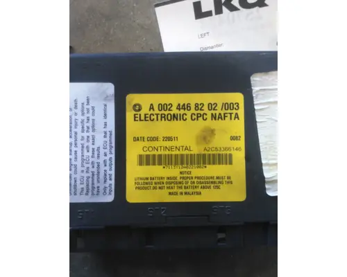 FREIGHTLINER CASCADIA 125 CAB CONTROL UNIT MODULE