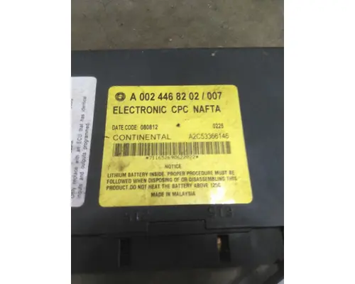 FREIGHTLINER CASCADIA 125 CAB CONTROL UNIT MODULE