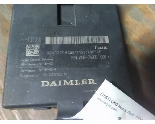 FREIGHTLINER CASCADIA 125 CAB CONTROL UNIT MODULE