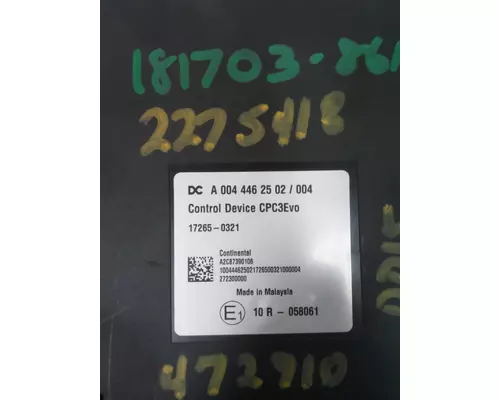 FREIGHTLINER CASCADIA 125 CHASSIS CONTROL MODULE (CCM)