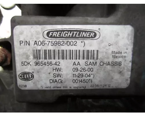 FREIGHTLINER CASCADIA 125 CHASSIS CONTROL MODULE (CCM)