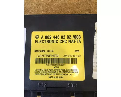 FREIGHTLINER CASCADIA 125 CHASSIS CONTROL MODULE..CCM