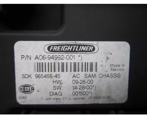 FREIGHTLINER CASCADIA 125 CHASSIS CONTROL MODULE..CCM