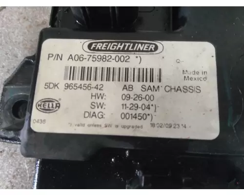 FREIGHTLINER CASCADIA 125 CHASSIS CONTROL MODULE..CCM