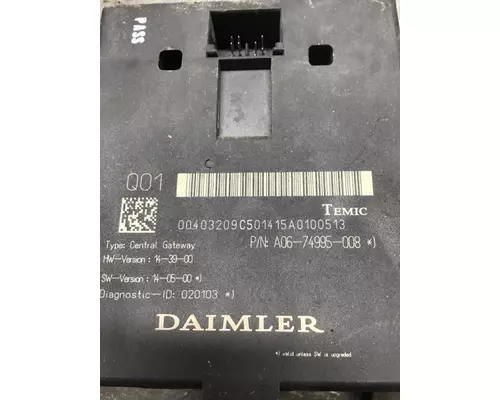 FREIGHTLINER CASCADIA 125 CHASSIS CONTROL MODULE..CCM