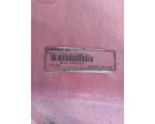 FREIGHTLINER CASCADIA 125 COWL