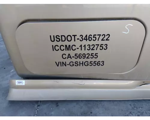 FREIGHTLINER CASCADIA 125 DOOR, COMPARTMENT