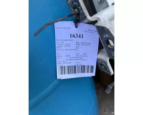 FREIGHTLINER CASCADIA 125 Door Assembly, Front