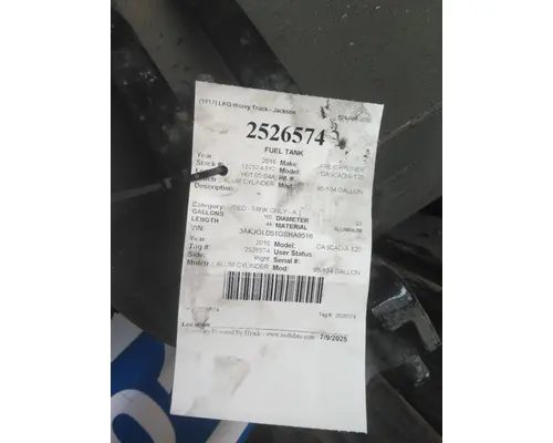 FREIGHTLINER CASCADIA 125 FUEL TANK