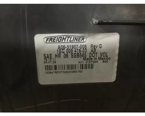 FREIGHTLINER CASCADIA 125 HEADLAMP ASSEMBLY