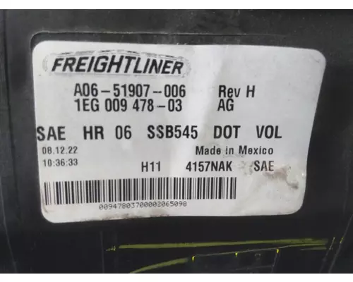 FREIGHTLINER CASCADIA 125 HEADLAMP ASSEMBLY