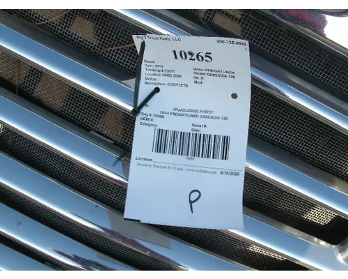 FREIGHTLINER CASCADIA 125 Hood