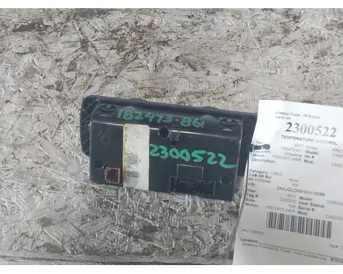 FREIGHTLINER CASCADIA 125 TEMPERATURE CONTROL