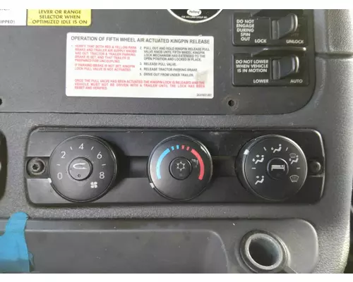 FREIGHTLINER CASCADIA 125 TEMPERATURE CONTROL