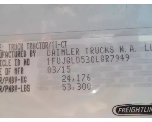 FREIGHTLINER CASCADIA 125 WHOLE TRUCK FOR PARTS