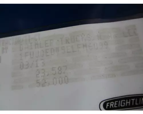 FREIGHTLINER CASCADIA 125 WHOLE TRUCK FOR RESALE