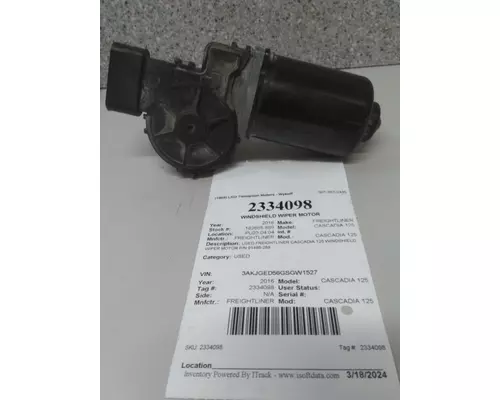 FREIGHTLINER CASCADIA 125 WINDSHIELD WIPER MOTOR