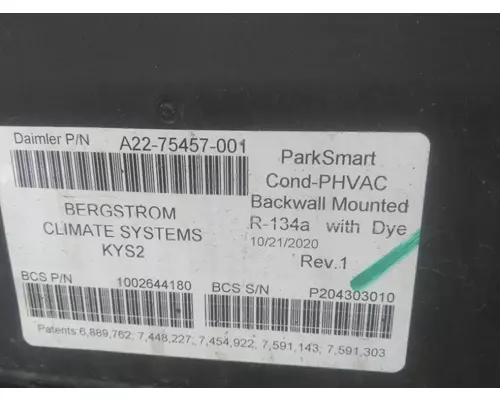 FREIGHTLINER CASCADIA 126 AIR CONDITIONER CONDENSER