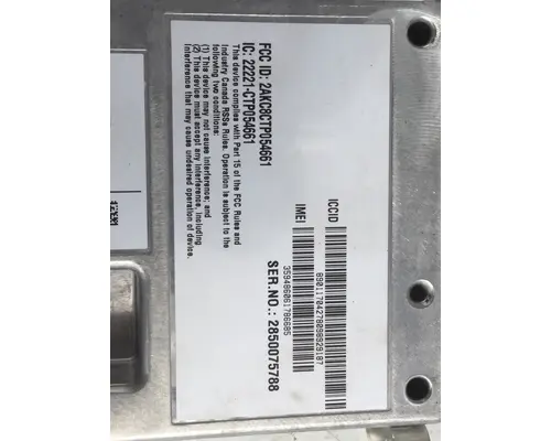 FREIGHTLINER CASCADIA 126 CAB CONTROL UNIT MODULE