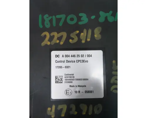 FREIGHTLINER CASCADIA 126 CAB CONTROL UNIT MODULE