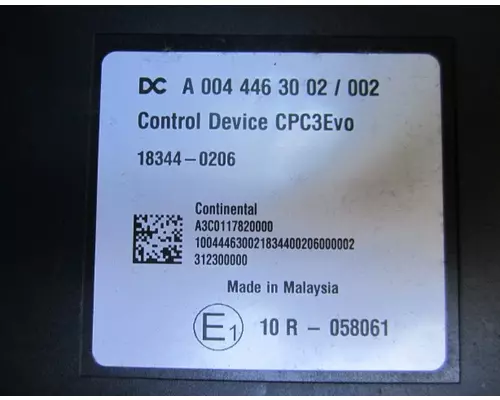 FREIGHTLINER CASCADIA 126 CAB CONTROL UNIT MODULE