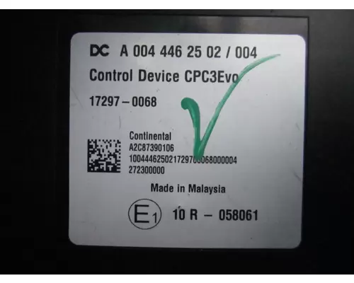 FREIGHTLINER CASCADIA 126 CAB CONTROL UNIT MODULE