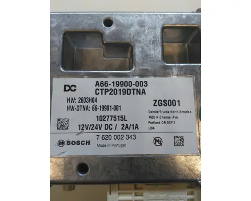 FREIGHTLINER CASCADIA 126 CAB CONTROL UNIT MODULE