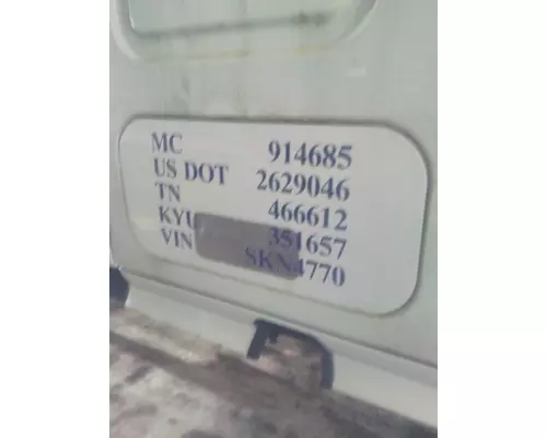 FREIGHTLINER CASCADIA 126 DOOR, COMPARTMENT