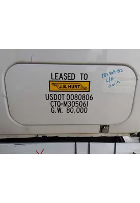 FREIGHTLINER CASCADIA 126 DOOR, COMPARTMENT