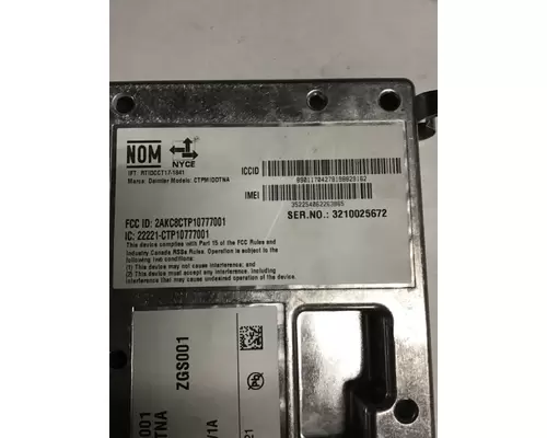 FREIGHTLINER CASCADIA 126 ELECTRONIC PARTS MISC
