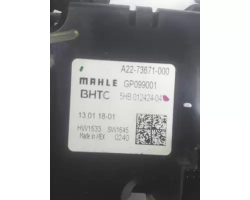FREIGHTLINER CASCADIA 126 TEMPERATURE CONTROL