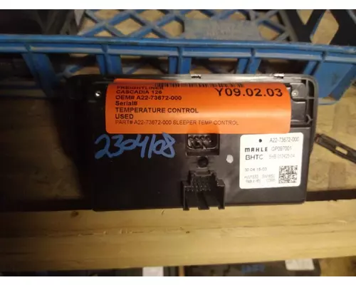 FREIGHTLINER CASCADIA 126 TEMPERATURE CONTROL