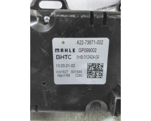 FREIGHTLINER CASCADIA 126 TEMPERATURE CONTROL