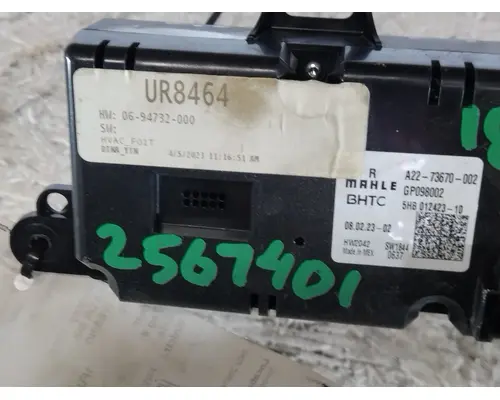 FREIGHTLINER CASCADIA 126 TEMPERATURE CONTROL