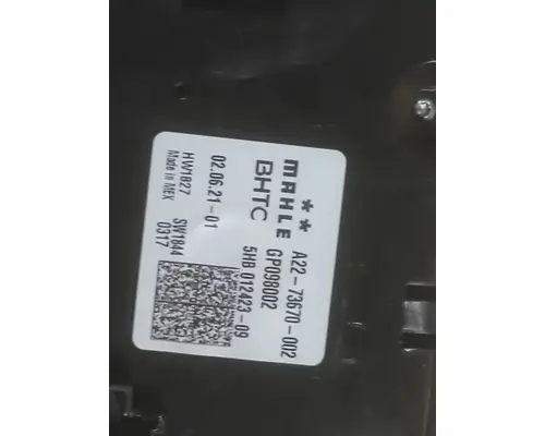 FREIGHTLINER CASCADIA 126 TEMPERATURE CONTROL