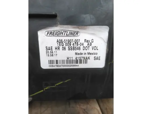 FREIGHTLINER CASCADIA 2007-2018 HEADLAMP ASSEMBLY