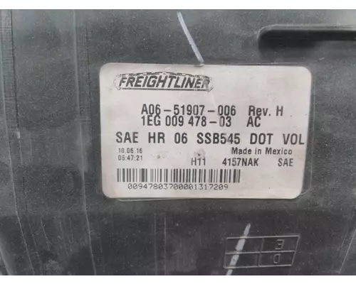 FREIGHTLINER CASCADIA 2007-2018 HEADLAMP ASSEMBLY