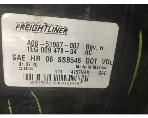 FREIGHTLINER CASCADIA 2007-2018 HEADLAMP ASSEMBLY