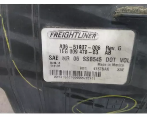 FREIGHTLINER CASCADIA 2007-2018 HEADLAMP ASSEMBLY