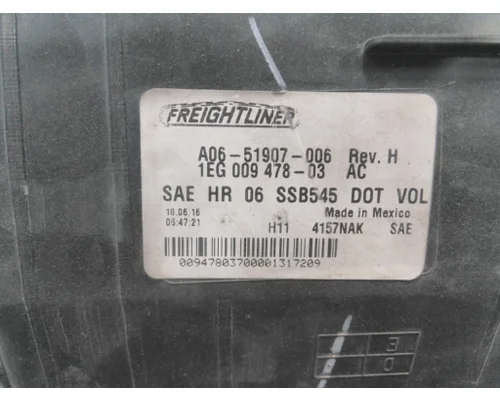FREIGHTLINER CASCADIA 2007-2019 HEADLAMP ASSEMBLY