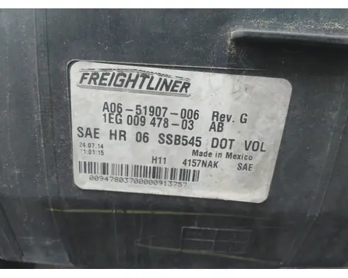 FREIGHTLINER CASCADIA 2007-2019 HEADLAMP ASSEMBLY