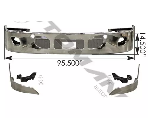 FREIGHTLINER CASCADIA 2007-2025 BUMPER ASSEMBLY, FRONT
