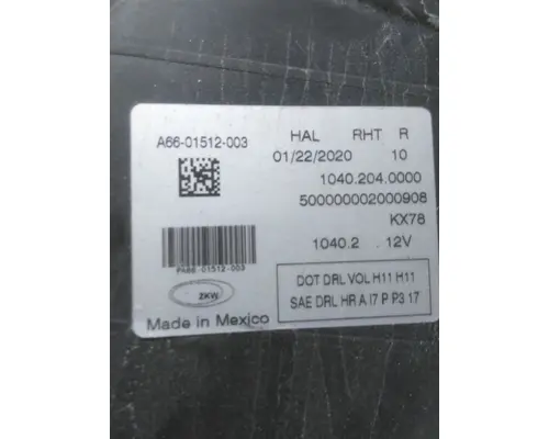 FREIGHTLINER CASCADIA 2018-2025 HEADLAMP ASSEMBLY