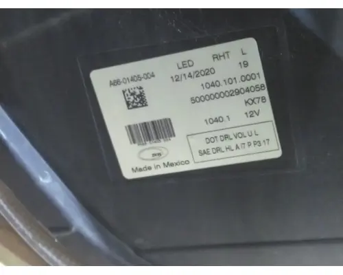 FREIGHTLINER CASCADIA 2018-2025 HEADLAMP ASSEMBLY