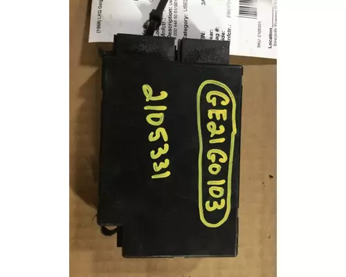 FREIGHTLINER CASCADIA EVOLUTION CHASSIS CONTROL MODULE (CCM)