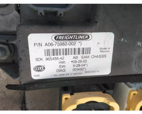 FREIGHTLINER CASCADIA EVOLUTION CHASSIS CONTROL MODULE..CCM