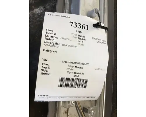 FREIGHTLINER CASCADIA 470 Lighting Components