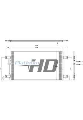 FREIGHTLINER CASCADIA AIR CONDITIONER CONDENSER